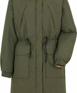DIDRIKSONS Anna Parka réversible Femme, vert/beige