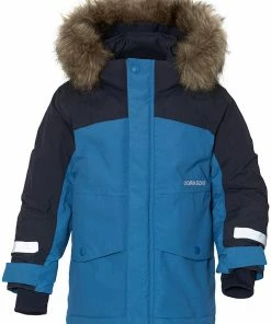 DIDRIKSONS Bjärven Parka Enfant, rose/bleu