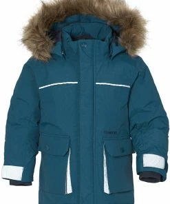 DIDRIKSONS Kure 5 Parka Enfant, vert
