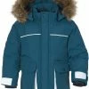 DIDRIKSONS Kure 5 Parka Enfant, Bleu pétrole