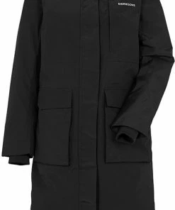 DIDRIKSONS Leya 2 Parka longue Femme, noir
