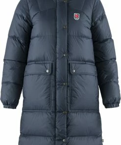 Fjällräven Expedition Pack Parka En Duvet Long Femme, bleu