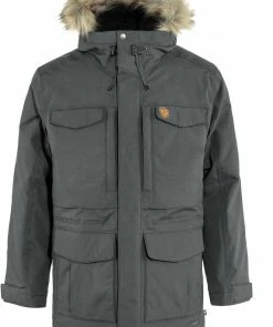 Fjällräven Nuuk Parka Homme, gris