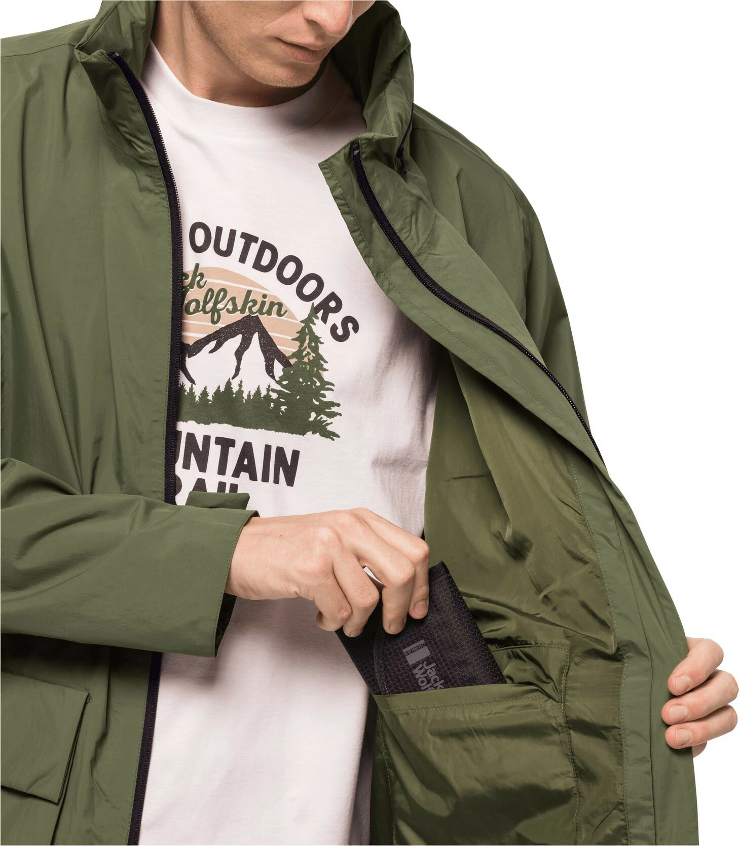 Jack Wolfskin Norden Port Parka Homme, vert – Image 5