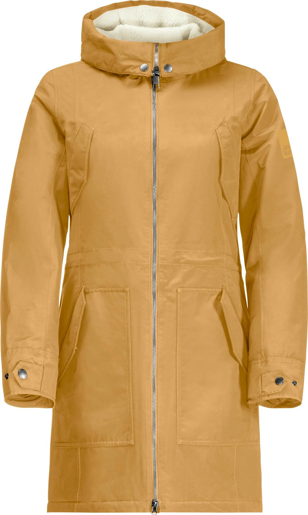 Jack Wolfskin Rocky Point Parka Femme, jaune