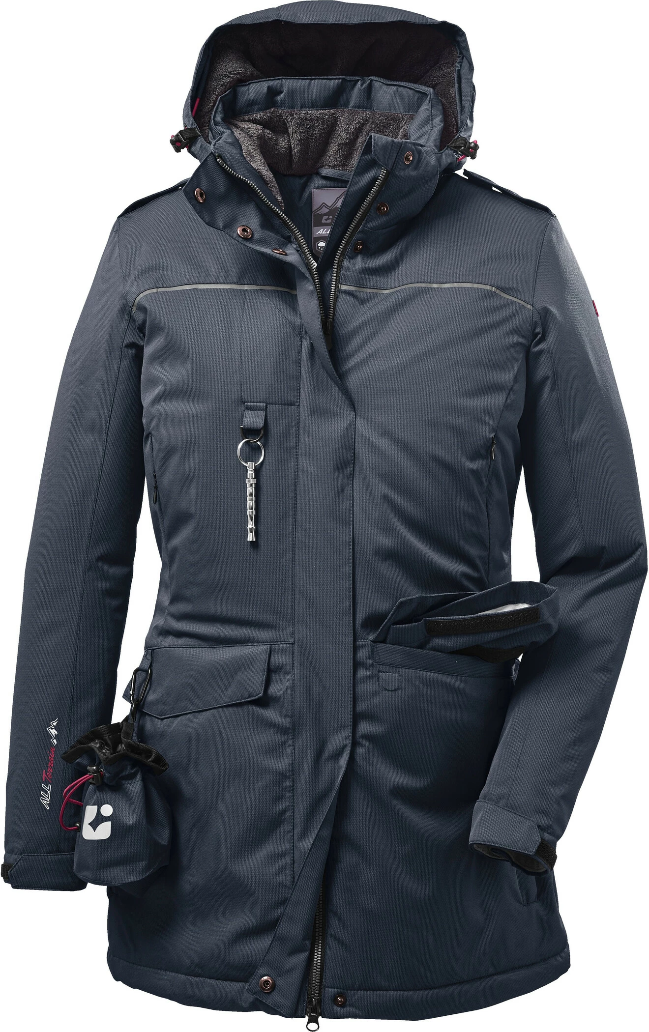 Killtec Ostfold Parka Femme, bleu – Image 3