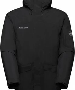 Mammut Chamuera Parka thermique Ă capuche Hardshell Homme, noir