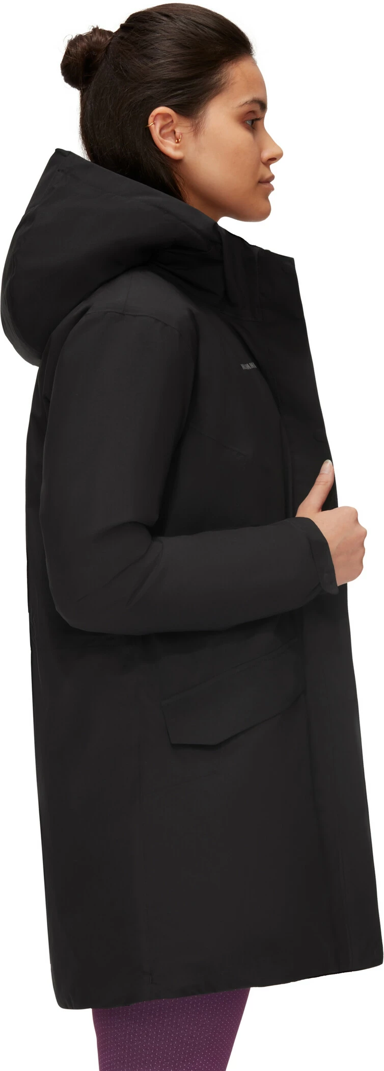 Mammut Chamuera Parka thermique à capuche Hardshell Femme, noir – Image 4