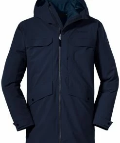 Schöffel Moskau Parka 3 En 1 Homme, bleu