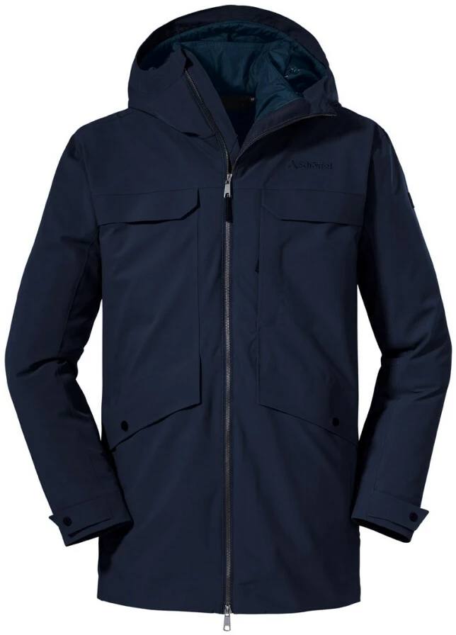Schöffel Moskau Parka 3 En 1 Homme, bleu