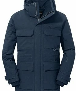 Schöffel Ridgeland Down Parka Men, bleu