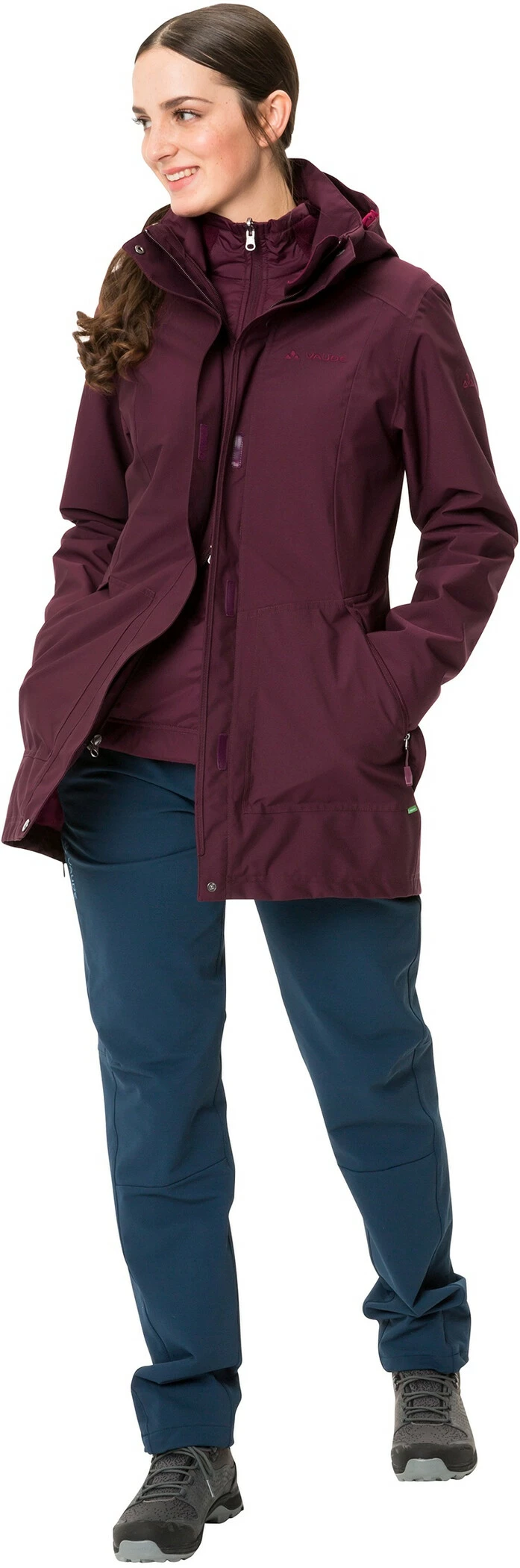VAUDE Idris III Parka 3 en 1 Femme, bleu – Image 5