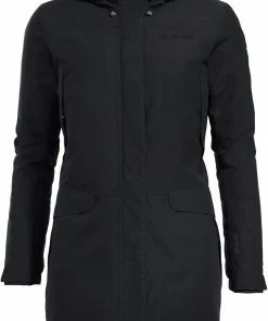 VAUDE Skomer Parka en laine Femme, noir
